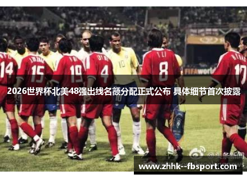 2026世界杯北美48强出线名额分配正式公布 具体细节首次披露